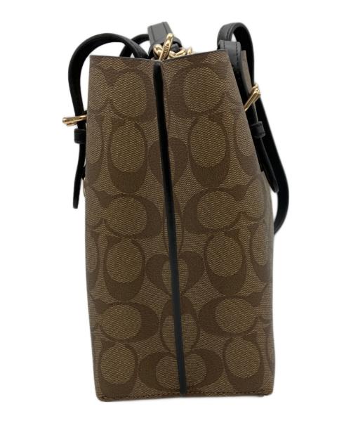 COACH（コーチ）COACH (コーチ) モリー トート 25 シグネチャー キャンバス ベージュの古着・服飾アイテム