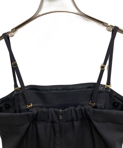 ebure（エブール）ebure (エブール) ドライウールトロピカ ベアコンビネゾン ネイビー サイズ:36の古着・服飾アイテム