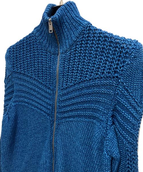 DIESEL（ディーゼル）DIESEL (ディーゼル) ドライバーズニット ブルー サイズ:Sの古着・服飾アイテム