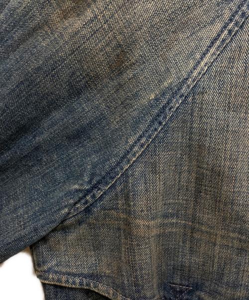 RALPH LAUREN（ラルフローレン）RALPH LAUREN (ラルフローレン) デニムトレンチコート ブルー サイズ:Mの古着・服飾アイテム