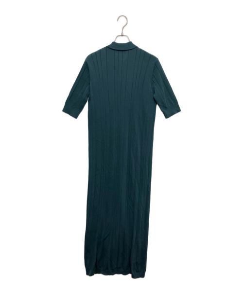RIM.ARK（リムアーク）RIM.ARK (リムアーク) Little flare knit dress ブルー サイズ:36の古着・服飾アイテム