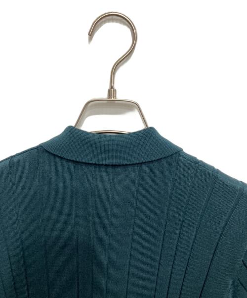 RIM.ARK（リムアーク）RIM.ARK (リムアーク) Little flare knit dress ブルー サイズ:36の古着・服飾アイテム