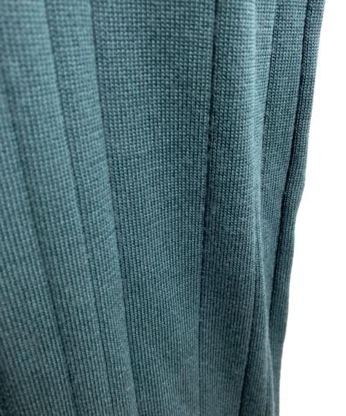 RIM.ARK（リムアーク）RIM.ARK (リムアーク) Little flare knit dress ブルー サイズ:36の古着・服飾アイテム
