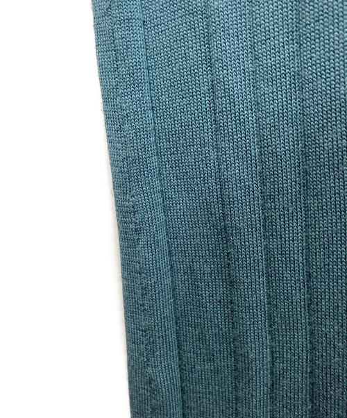 RIM.ARK（リムアーク）RIM.ARK (リムアーク) Little flare knit dress ブルー サイズ:36の古着・服飾アイテム