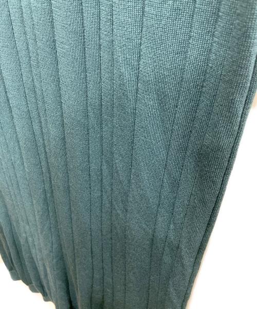 RIM.ARK（リムアーク）RIM.ARK (リムアーク) Little flare knit dress ブルー サイズ:36の古着・服飾アイテム