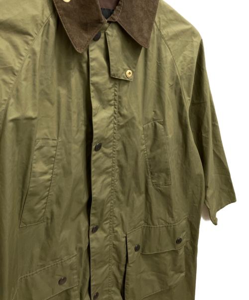 Barbour（バブアー）Barbour (バブアー) BEAMS BOY (ビームスボーイ) 別注バルベニーロングジャケット オリーブ サイズ:10の古着・服飾アイテム