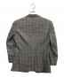 Aquascutum (アクアスキュータム) シルクシアサッカーテーラードジャケット ブラック×ホワイト サイズ:90A4：8000円