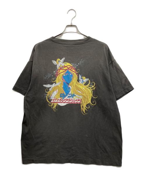 SAINT MICHAEL（セントマイケル）SAINT MICHAEL (セントマイケル) SS TEE / BLUE FACE ブラック サイズ:XLの古着・服飾アイテム