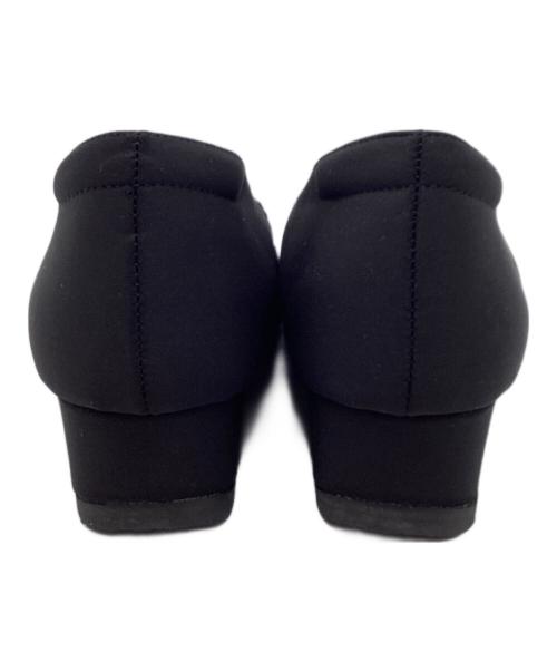 miss kyoto（ミス キョウト）miss kyoto (ミス キョウト) コンフォートパンプス ブラック サイズ:22cmの古着・服飾アイテム