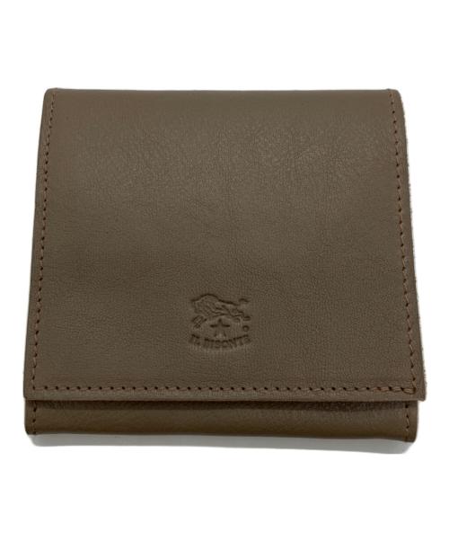 IL BISONTE（イル ビゾンテ）IL BISONTE (イル ビゾンテ) 2つ折り財布 グレーの古着・服飾アイテム