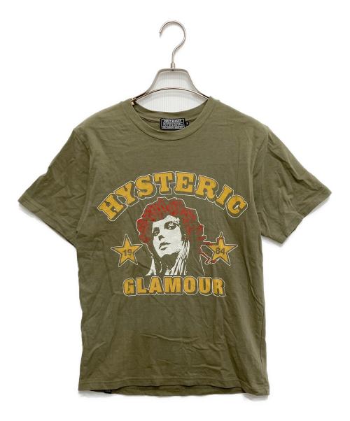 Hysteric Glamour（ヒステリックグラマー）Hysteric Glamour (ヒステリックグラマー) GRATEFUL HYS Tシャツ グリーン サイズ:Sの古着・服飾アイテム