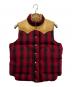 SUGAR CANE（シュガーケーン）の古着「ダウンベスト」｜レッド×ブラック