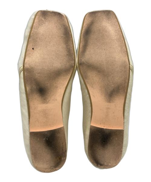 TODAYFUL（トゥデイフル）TODAYFUL (トゥデイフル) Squaretoe Fur Shoes ベージュ サイズ:37の古着・服飾アイテム