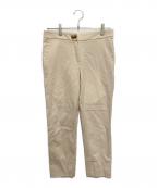 Salvatore Ferragamoサルヴァトーレ フェラガモ）の古着「ガンチーニボタンテーパードパンツ」｜ベージュ