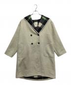 CRESTBRIDGEクレストブリッジ）の古着「フーディーロングコート」｜ベージュ