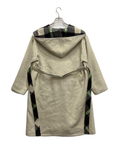 CRESTBRIDGE（クレストブリッジ）CRESTBRIDGE (クレストブリッジ) フーディーロングコート ベージュ サイズ:Mの古着・服飾アイテム