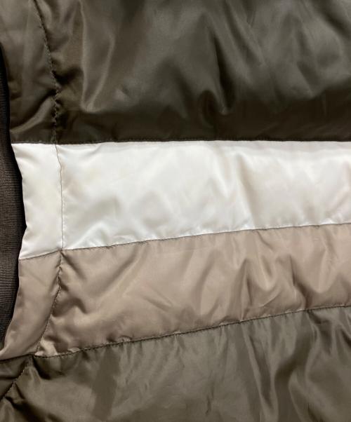 BURBERRY BLACK LABEL（バーバリーブラックレーベル）BURBERRY BLACK LABEL (バーバリーブラックレーベル) 裏地ノバチェックダウンベスト カーキ サイズ:ｌの古着・服飾アイテム
