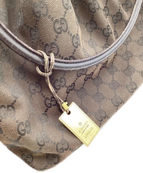 GUCCI（グッチ）GUCCI (グッチ) インバッグ付GGトートバッグ ブラウンの古着・服飾アイテム