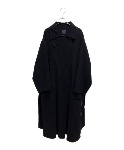 apart by（アパートバイ）apart by (アパートバイ) カシープ3WAYスタンドロングコート ネイビー サイズ:Mの古着・服飾アイテム