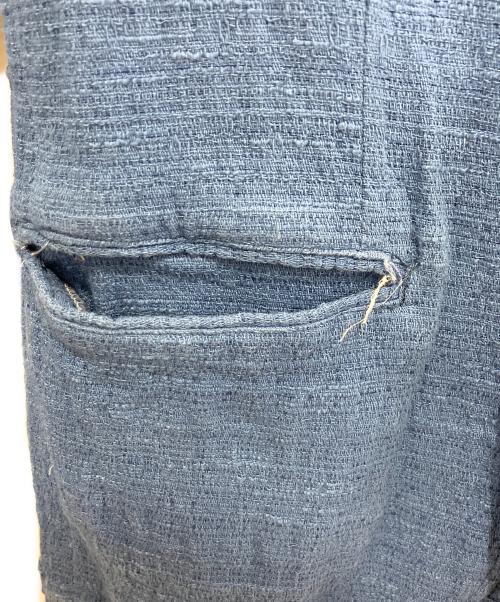 BYGLADHAND（バイグラッドハンド）BYGLADHAND (バイグラッドハンド) 刺繍テーラードジャケット ブルー サイズ:Mの古着・服飾アイテム