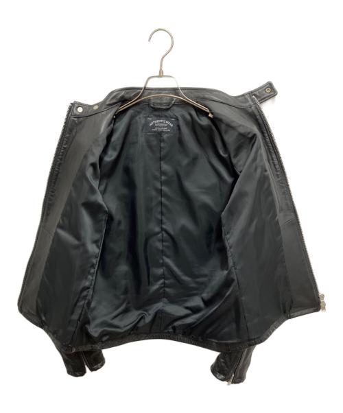 green label relaxing（グリーンレーベルリラクシング）green label relaxing (グリーンレーベルリラクシング) SOFT/COW S-ライダースジャケット ブラック サイズ:Ｍの古着・服飾アイテム