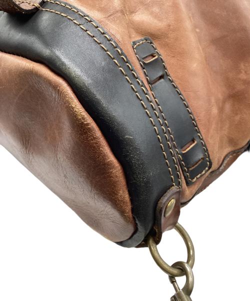 Herz（ヘルツ）Herz (ヘルツ) レザーリュック ブラウンの古着・服飾アイテム