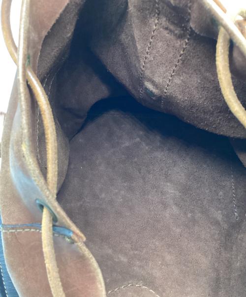 Herz（ヘルツ）Herz (ヘルツ) レザーリュック ブラウンの古着・服飾アイテム