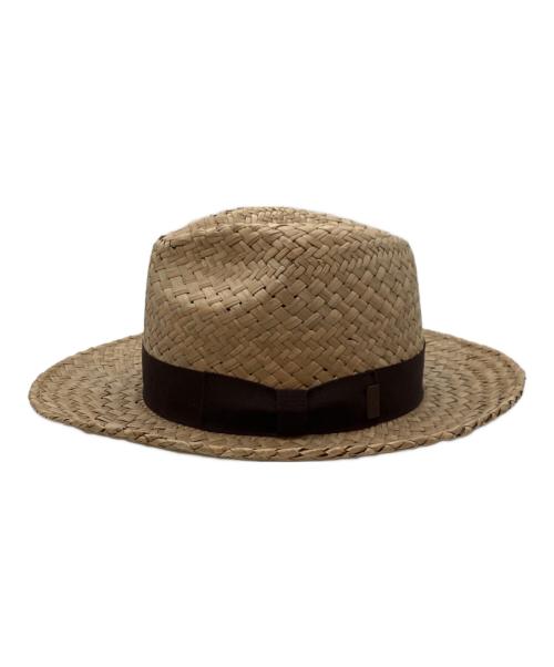 Mr.FATMAN&CO（ミスターファットマンアンドコー）Mr.FATMAN&CO (ミスターファットマンアンドコー) がま草カンカン帽 ベージュの古着・服飾アイテム