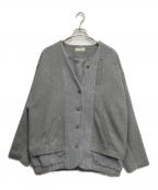 SUM1 STYLEスミスタイル）の古着「切替ノーカラージャケット」｜グレー