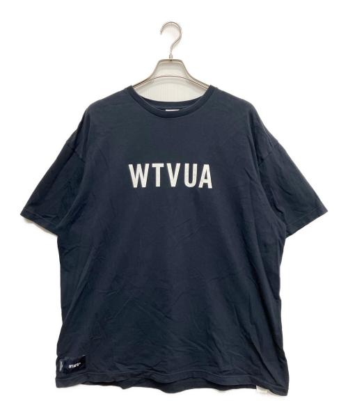WTAPS（ダブルタップス）WTAPS (ダブルタップス) SNEAK ロゴプリントTシャツ ネイビー サイズ:04の古着・服飾アイテム