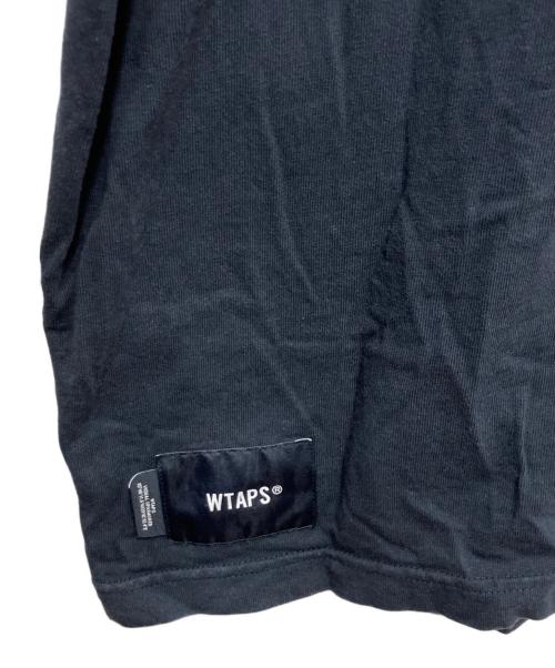 WTAPS（ダブルタップス）WTAPS (ダブルタップス) SNEAK ロゴプリントTシャツ ネイビー サイズ:04の古着・服飾アイテム