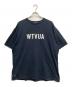 WTAPS（ダブルタップス）の古着「SNEAK ロゴプリントTシャツ」｜ネイビー