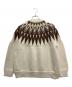 MARKAWARE (マーカウェア) NORDIC SWEATER NATURAL COLOR ALPACA ホワイト サイズ:1：16000円