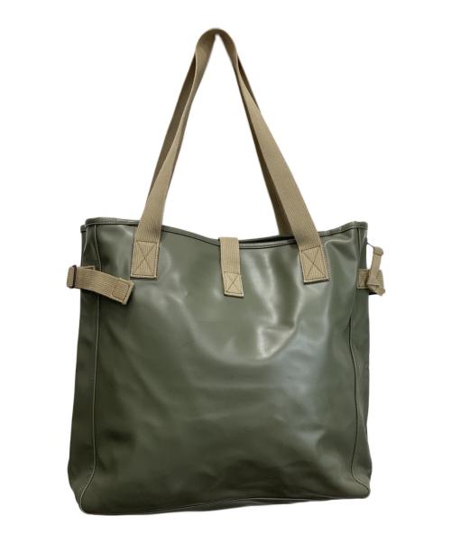 LUGGAGE LABEL（ラゲッジ レーベル）LUGGAGE LABEL (ラゲッジ レーベル) ライナートートバッグ グリーンの古着・服飾アイテム