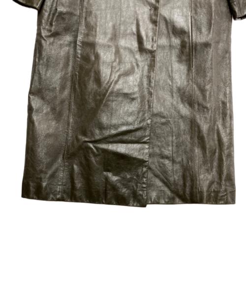 MARNI（マルニ）MARNI (マルニ) 半袖ラムレザーコート オリーブ サイズ:38の古着・服飾アイテム
