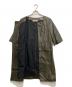 中古・古着 MARNI (マルニ) 半袖ラムレザーコート オリーブ サイズ:38：13000円