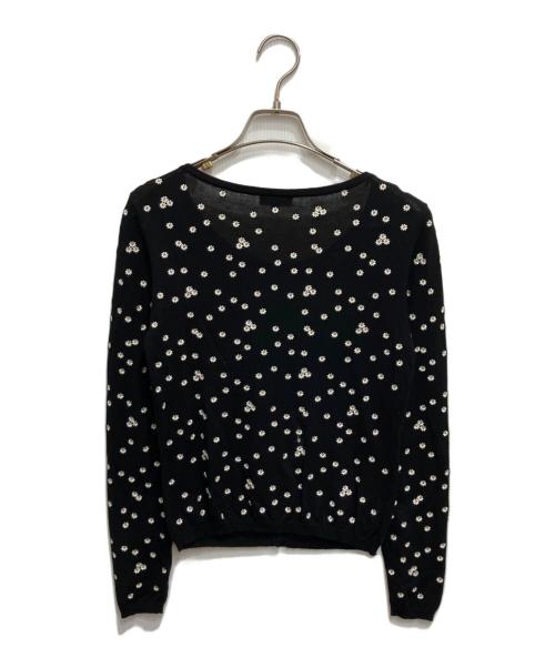 TOCCA（トッカ）TOCCA (トッカ) フラワー刺繍カーディガン ブラック サイズ:XSの古着・服飾アイテム