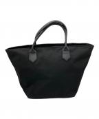 Herve Chapelierエルベシャプリエ）の古着「舟形ハンドバッグ」｜ブラック