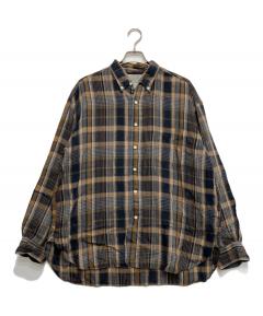 中古・古着通販】COMOLI (コモリ) OD オープンカラーシャツ グリーン