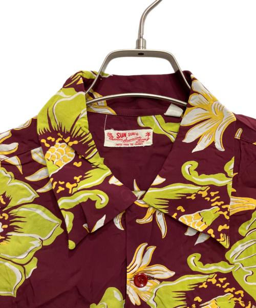 Sun Surf（サンサーフ）Sun Surf (サンサーフ) アロハシャツ パープル サイズ:Sの古着・服飾アイテム