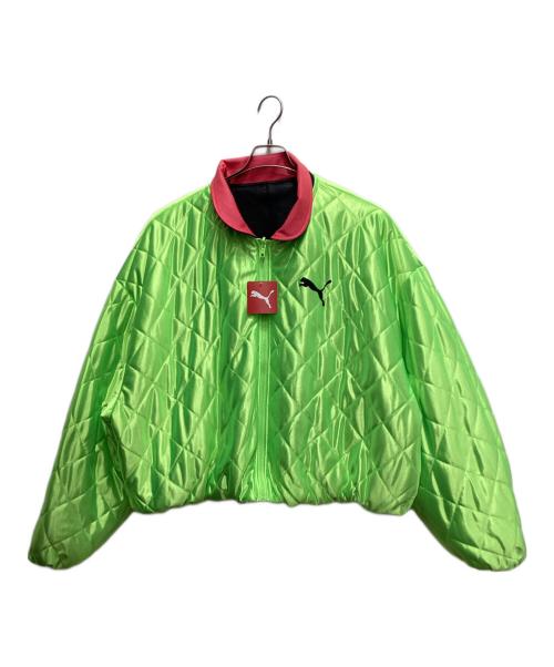 PUMA（プーマ）PUMA (プーマ) A$AP Rocky (エイサップ・ロッキー) PLEATHER JACKET/レザージャケット ブラック サイズ:Lの古着・服飾アイテム