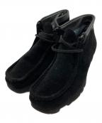 CLARKSクラークス）の古着「GORE-TEXワラビーブーツ」｜ブラック