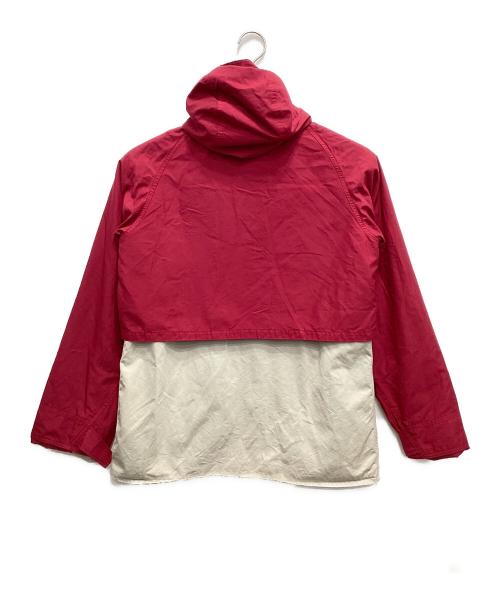 MOUNTAIN RESEARCH（マウンテンリサーチ）MOUNTAIN RESEARCH (マウンテンリサーチ) マウンテンパーカー レッド×ベージュ サイズ:38の古着・服飾アイテム