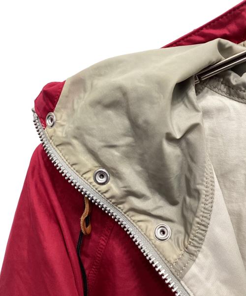 MOUNTAIN RESEARCH（マウンテンリサーチ）MOUNTAIN RESEARCH (マウンテンリサーチ) マウンテンパーカー レッド×ベージュ サイズ:38の古着・服飾アイテム