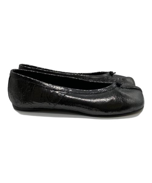 Maison Margiela（メゾンマルジェラ）Maison Margiela (メゾンマルジェラ) TABI BALLET SHOES ブラック サイズ:37の古着・服飾アイテム