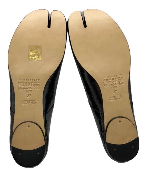 Maison Margiela（メゾンマルジェラ）Maison Margiela (メゾンマルジェラ) TABI BALLET SHOES ブラック サイズ:37の古着・服飾アイテム