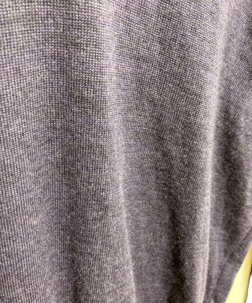 LACOSTE（ラコステ）LACOSTE (ラコステ) Vネックニット パープル サイズ:5の古着・服飾アイテム