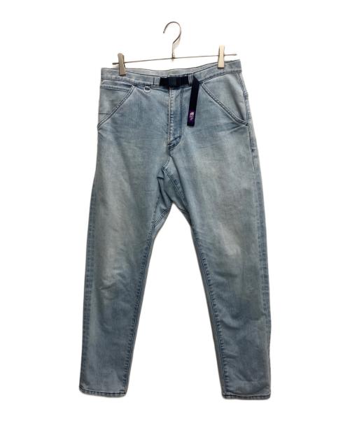 THE NORTHFACE PURPLELABEL（ザ・ノースフェイス パープルレーベル）THE NORTHFACE PURPLELABEL (ザ・ノースフェイス パープルレーベル) Webbing Belt Denim Pants（ウェビングベルトデニムパンツ) ブルー サイズ:30の古着・服飾アイテム
