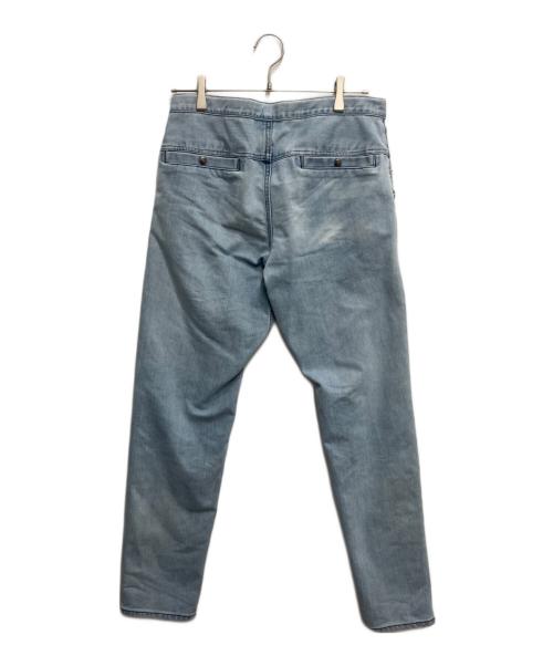 THE NORTHFACE PURPLELABEL（ザ・ノースフェイス パープルレーベル）THE NORTHFACE PURPLELABEL (ザ・ノースフェイス パープルレーベル) Webbing Belt Denim Pants（ウェビングベルトデニムパンツ) ブルー サイズ:30の古着・服飾アイテム