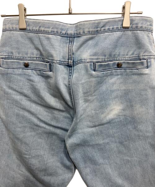 THE NORTHFACE PURPLELABEL（ザ・ノースフェイス パープルレーベル）THE NORTHFACE PURPLELABEL (ザ・ノースフェイス パープルレーベル) Webbing Belt Denim Pants（ウェビングベルトデニムパンツ) ブルー サイズ:30の古着・服飾アイテム